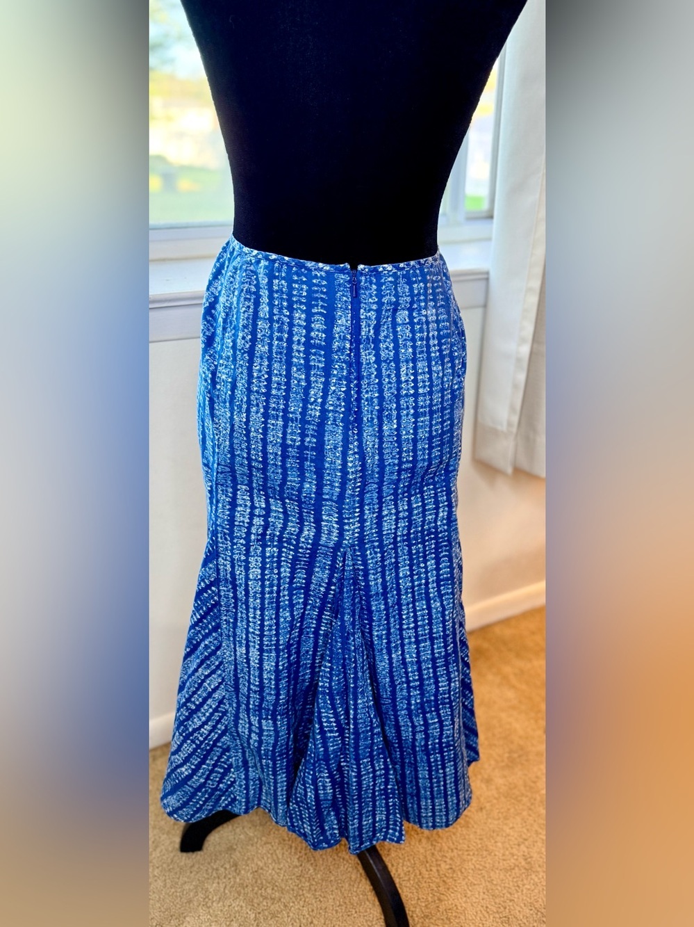 Vintage Lauren Ralph Lauren A line midi skirt preppy western prairie skirt 12 P - Picture 4 of 9